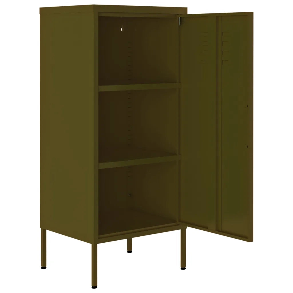Armadietto Verde Oliva 42,5x35x101,5 cm in Acciaio 336189