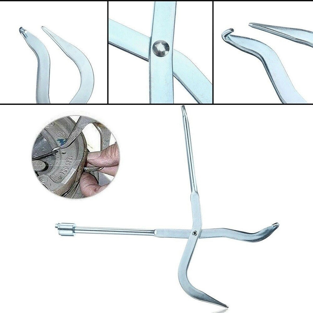 Trade Shop - Pinza Per Rimozione Istallazione Molle Molla Freni A Tamburo Auto 30cm A.19687 -