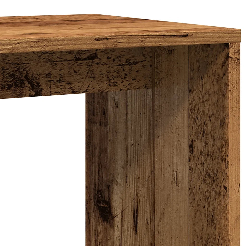 Tavolino-Tavolino da soggiorno-Tavolo Legno Vecchio 59x36x38 cm in Legno Multistrato