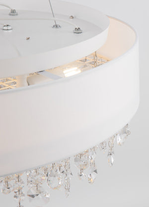 Plafoniera Modern in Metallo Manfred Bianco