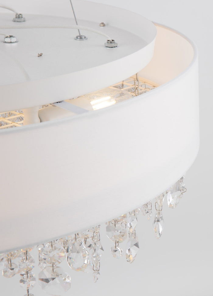 Plafoniera Modern in Metallo Manfred Bianco