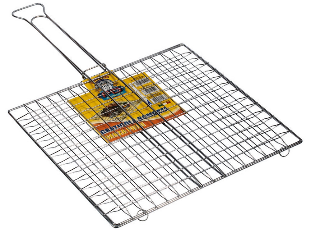 1pz graticola tipo bombato senza piedi cm. 40x45 cod:ferx.vit41256