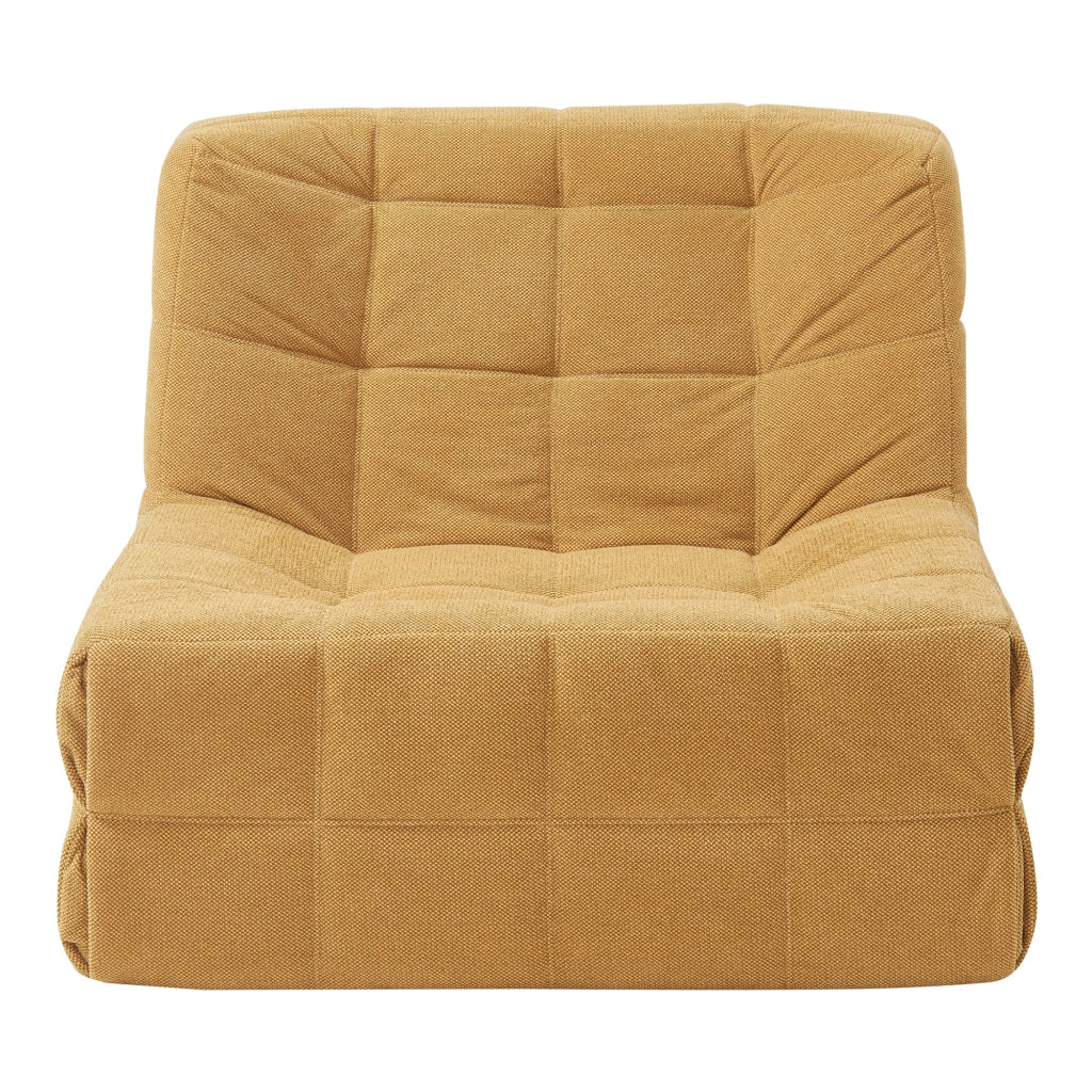 Sedia da pavimento 75 x 90 x 100 cm gialla 03_0009465