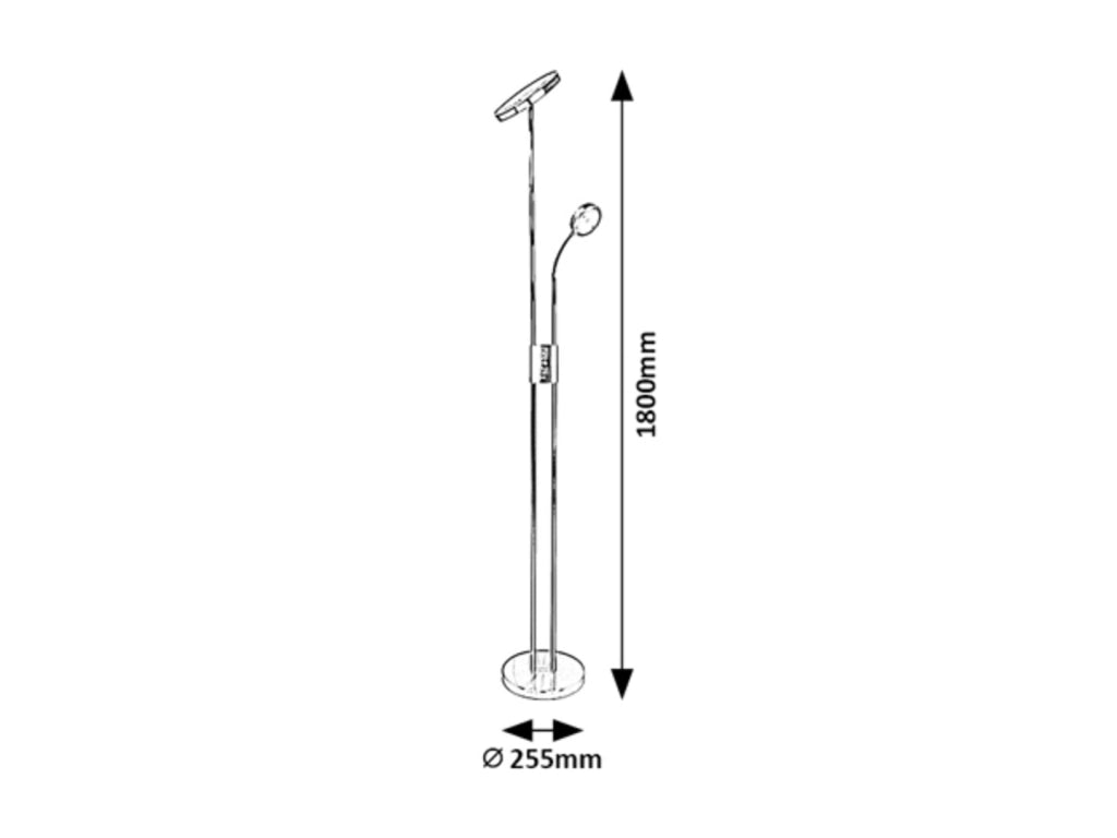 Lampada da terra LED doppia dimmerabile Ophus Rabalux