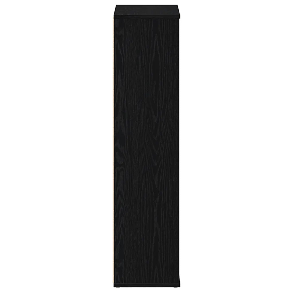 Libreria Rovere Nero 50x25x104 cm in Legno Multistrato 862470