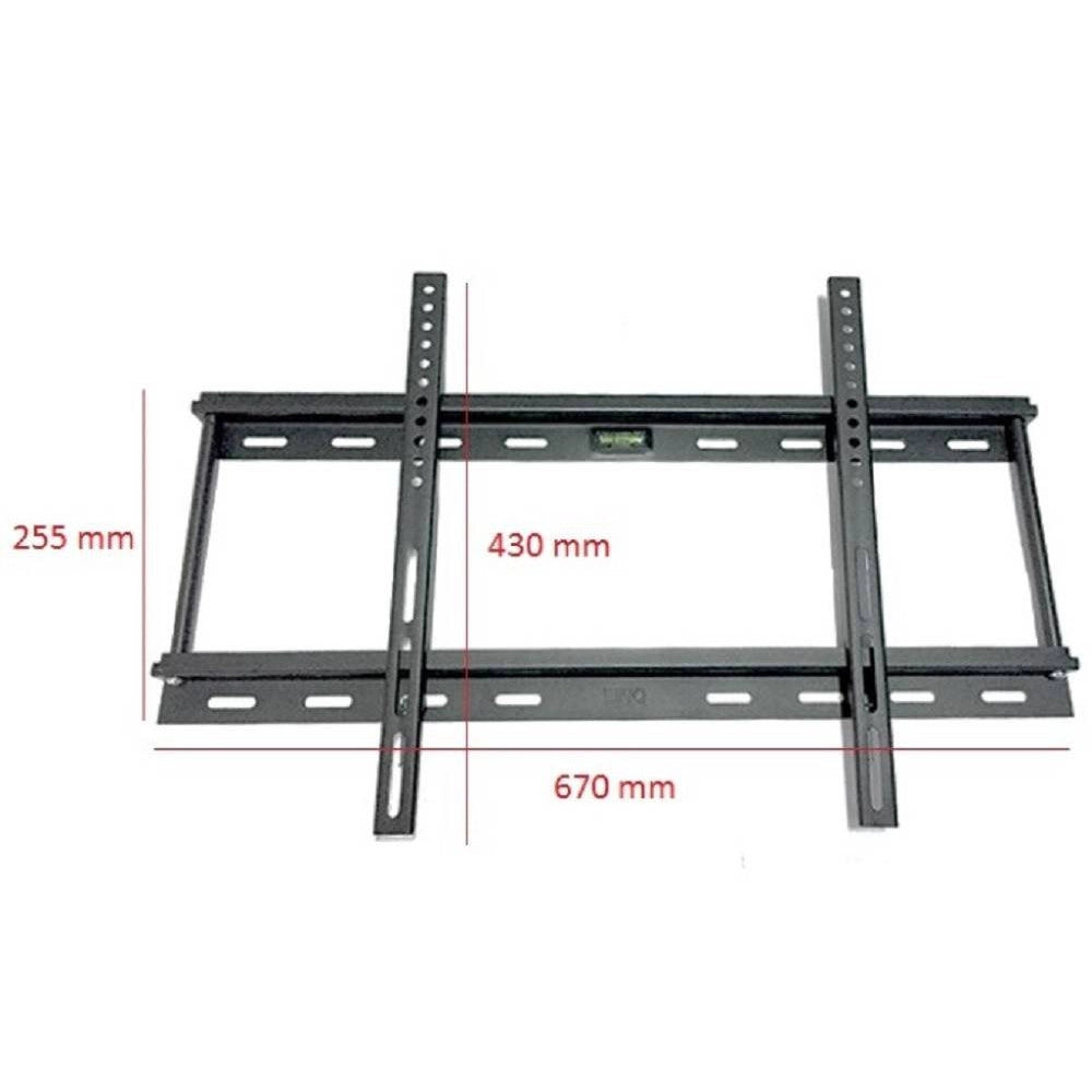 Trade Shop - Staffa Porta Tv A Muro Suppporto Da 40″ A 55″ Fino A 80kg Li-j003 Livella Bolla -