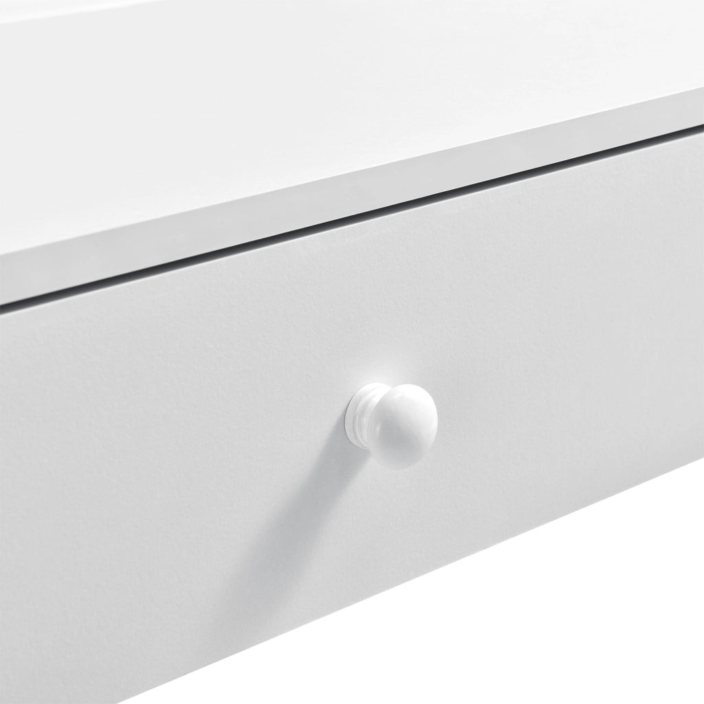Mensola da Parete con Anta Ribaltabile e Scomparto Chiuso 60 x 24 x 12,6 cm - Bianco [en.casa]
