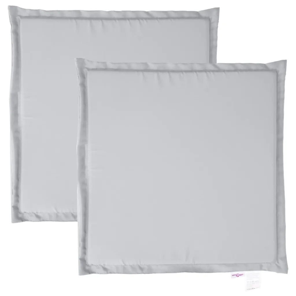 Imbottitura per Seduta Giardino 2pz Grigio Chiaro 45x45x2 cm 847723