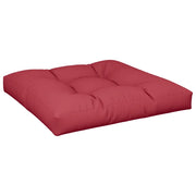 Cuscino per pallet | Cuscini per sedie Rosso Vino 80x80x12 cm in Tessuto