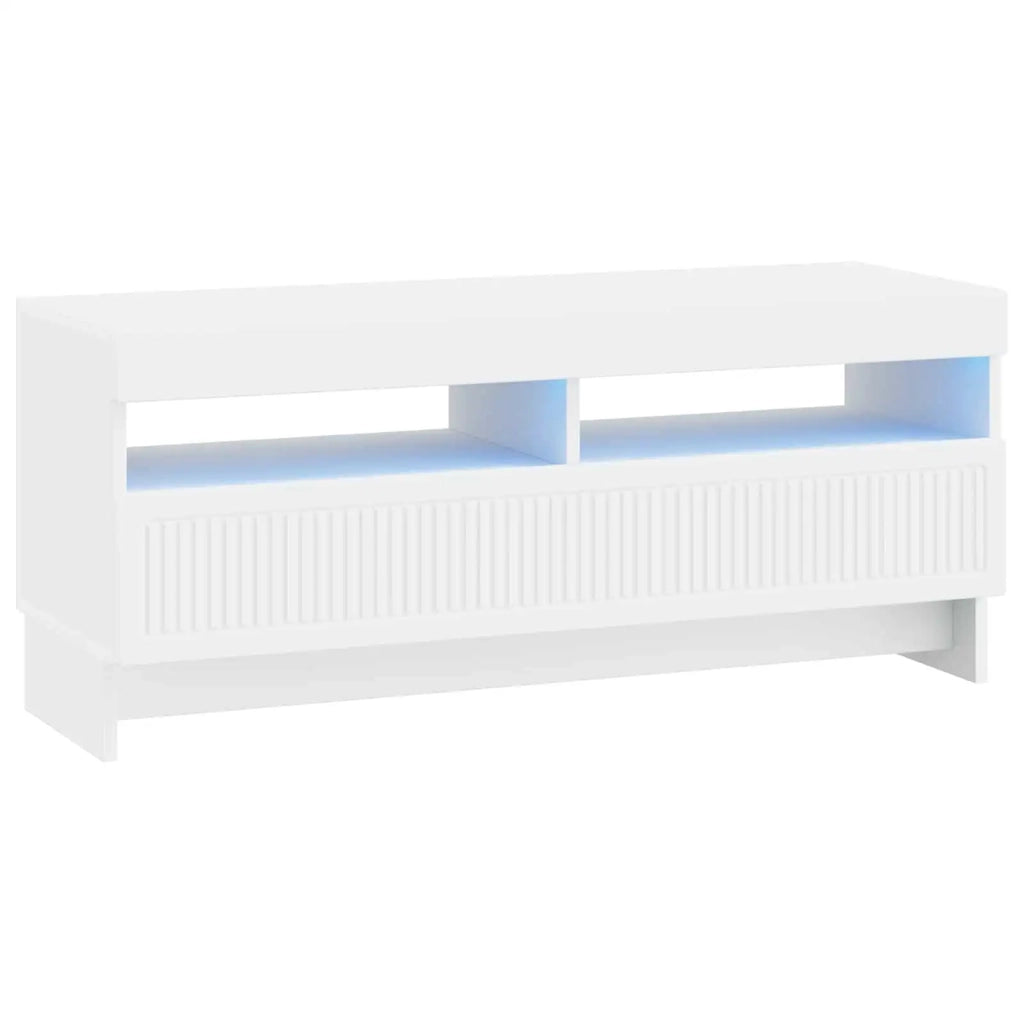 Mobile TV LED Bianco Legno ingegnerizzato 896105