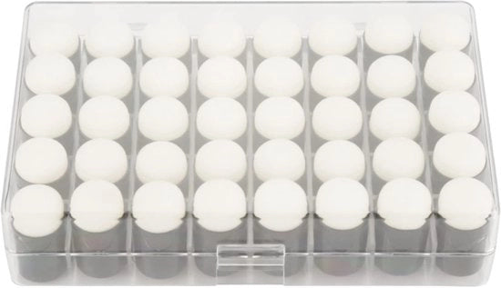 Solidchoice- Vingerverf Set 40 Stuks - Spons Daubers - Absorberende Kop - Ideaal voor Menging - Teken/Schildereffecten - Schoonmaakbaar - Sponsverf