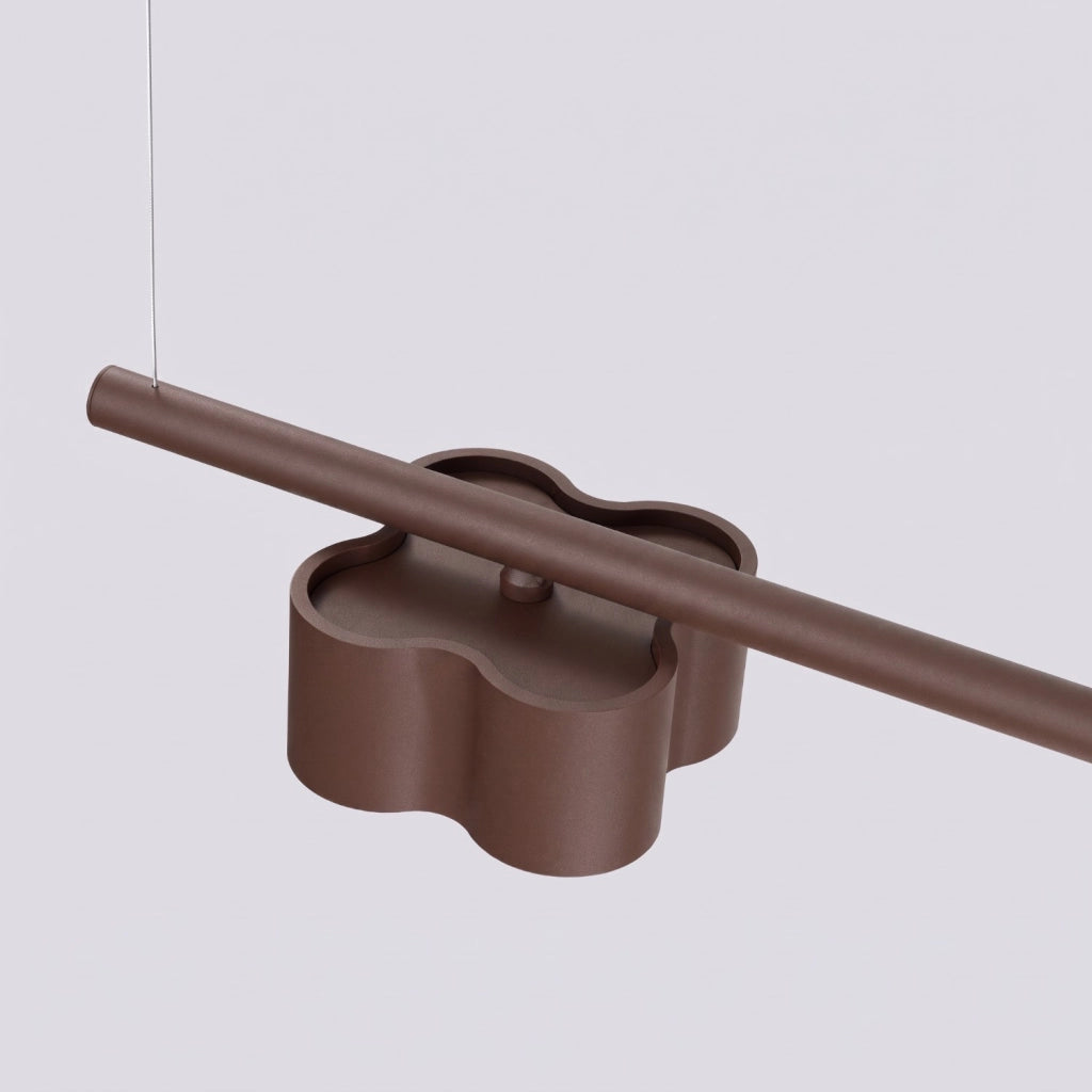 Lampadario OVIO 4 marrone Gx53