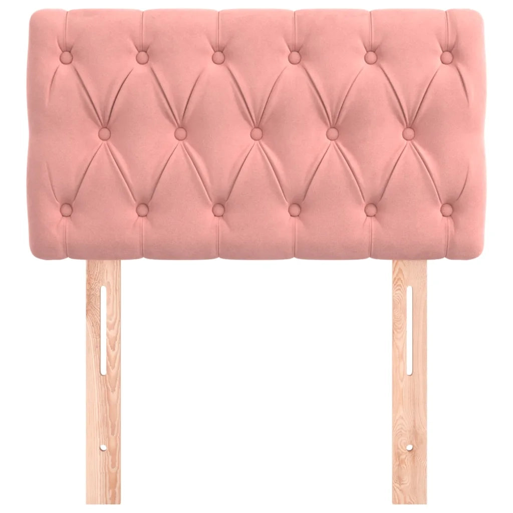 Testiera | Testata Rosa 80x7x78/88 cm in Tessuto
