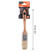 Trade Shop - Pennello Piatto 22.5cm Con Manico Legno Setole Morbide Per Pittura Vernice 90203 -