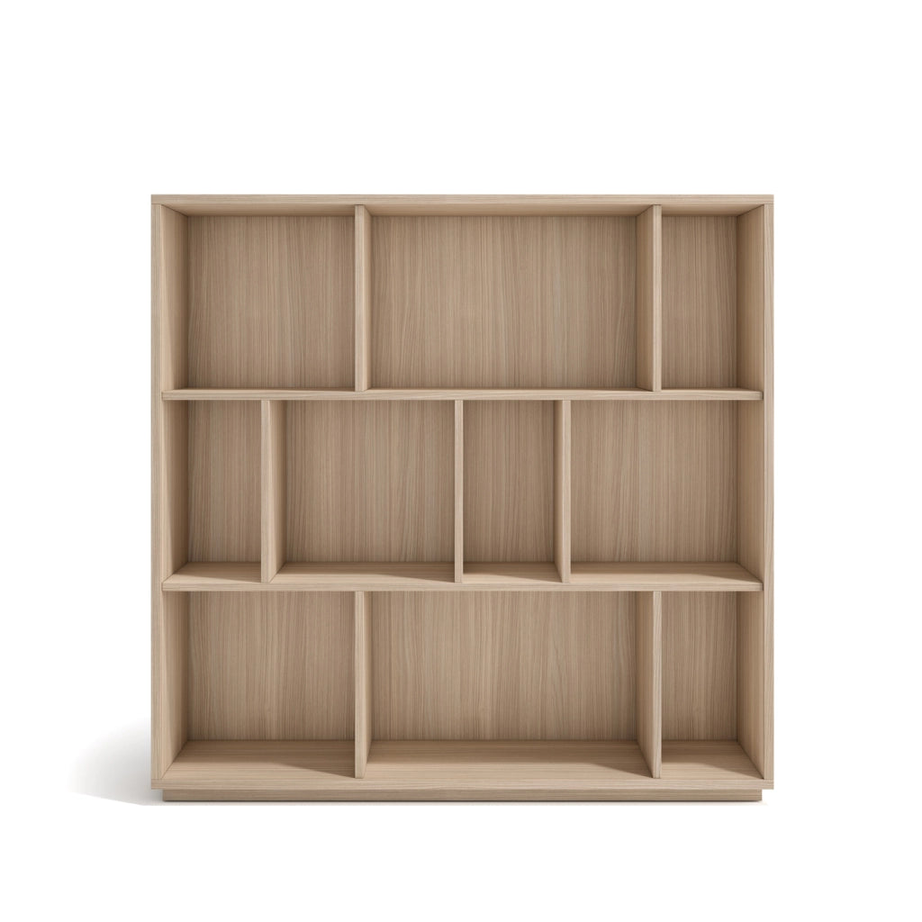 Libreria Herdasa effetto noce chiaro 117x119x32