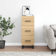 Credenza-Buffet-Armadio da cucina Rovere Sonoma 34,5x34x90 cm in Legno Multistrato 236672