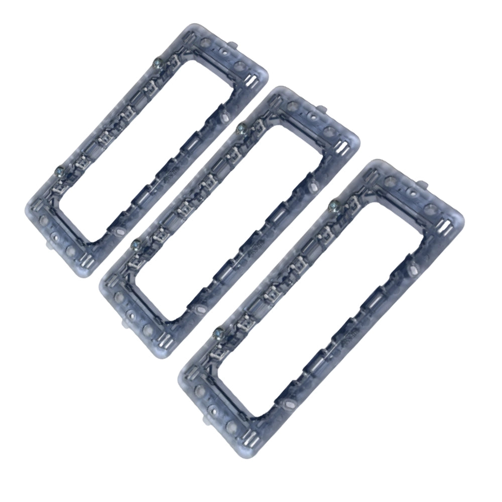 Kit supporto per placche compatibile con bticino matix 6 posti *** numero pezzi 3, confezione 1