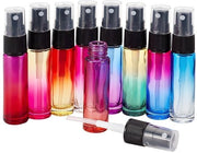 Sprayfles 10ml - 9 Stuks - Mini Flaconi di Parfum - Flacone di Spray Leggero - Vetro - Gradiente di Colore