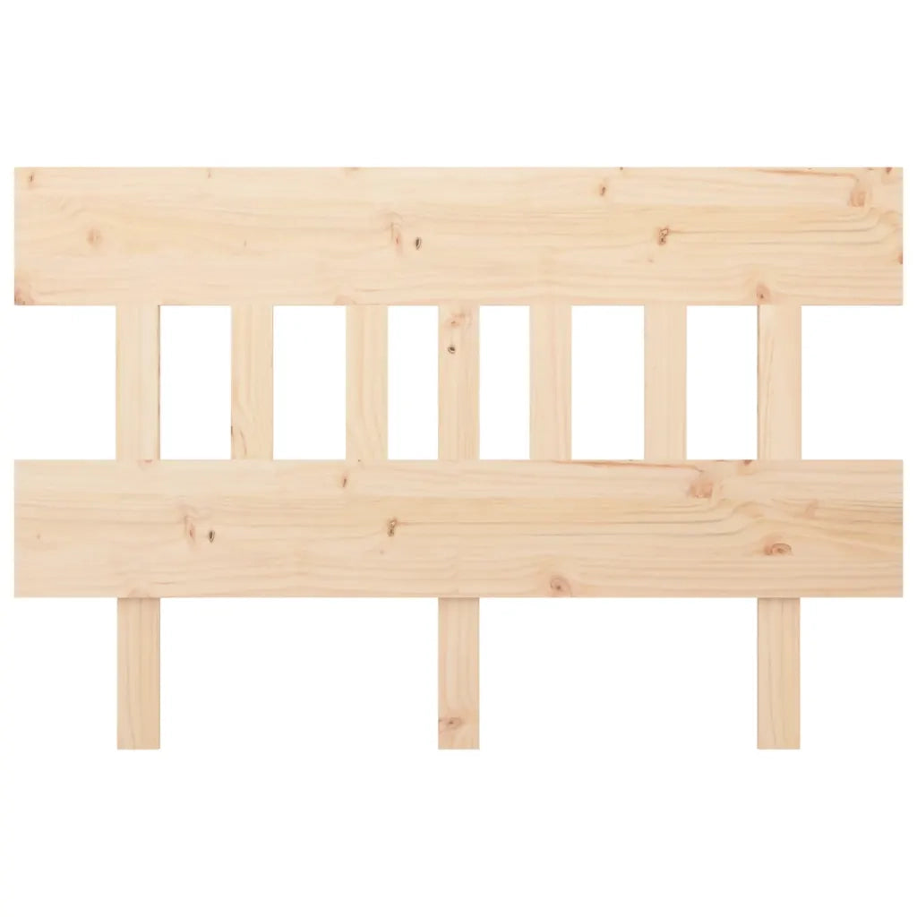 Testiera | Testata per Letto 123,5x3x81 cm in Legno Massello di Pino