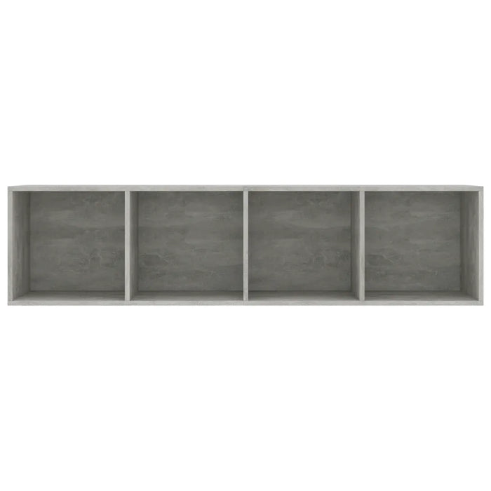 Libreria/Mobile TV Grigio Cemento 143x30x36 cm 800265