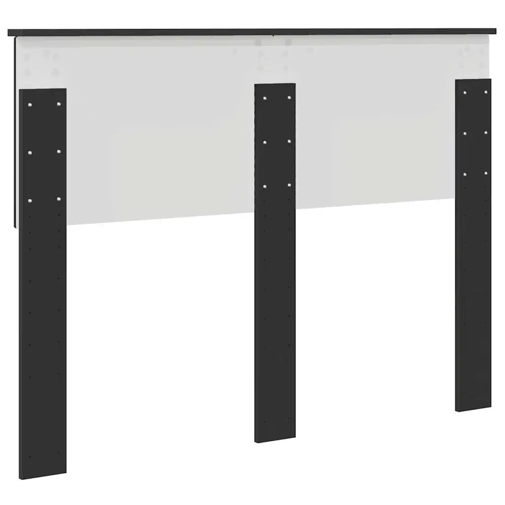 Testiera-Testata-Testiera Decorativa Rovere Nero 135 cm Legno multistrato 522618