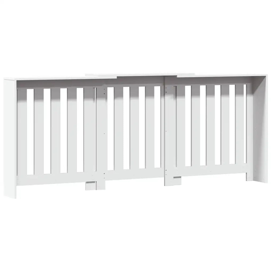 Copertura Termosifone Bianca 205x21,5x83,5 cm Legno Multistrato CFW4471713