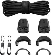 Sistema di cambio velcro per cinture di corda rotonde per scarpe da trekking e da corsa - 140 cm