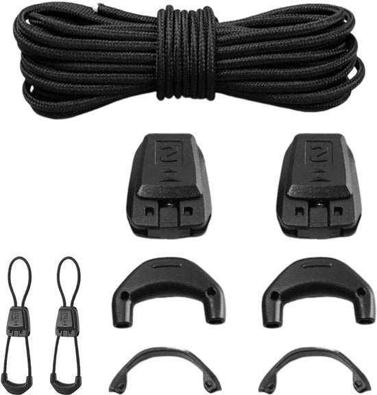 Sistema di cambio velcro per cinture di corda rotonde per scarpe da trekking e da corsa - 140 cm