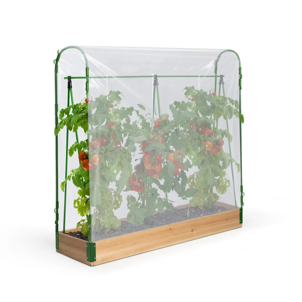 IDMarket - Serra per pomodori, kit completo a crescita speciale : telo + supporto