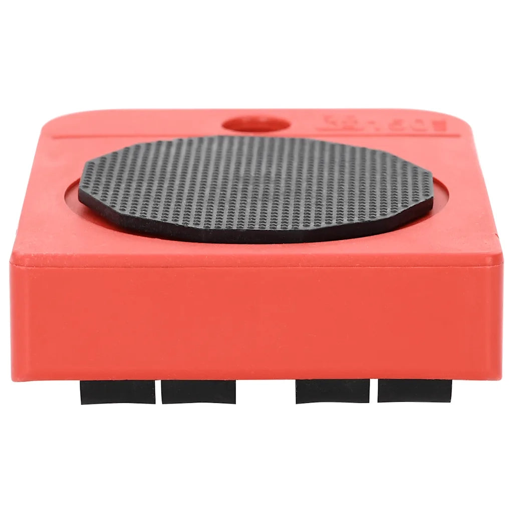 Ruote per mobili 8 pz con sollevatori Rosso 9,8x7,5x3 cm 150 kg 42002563