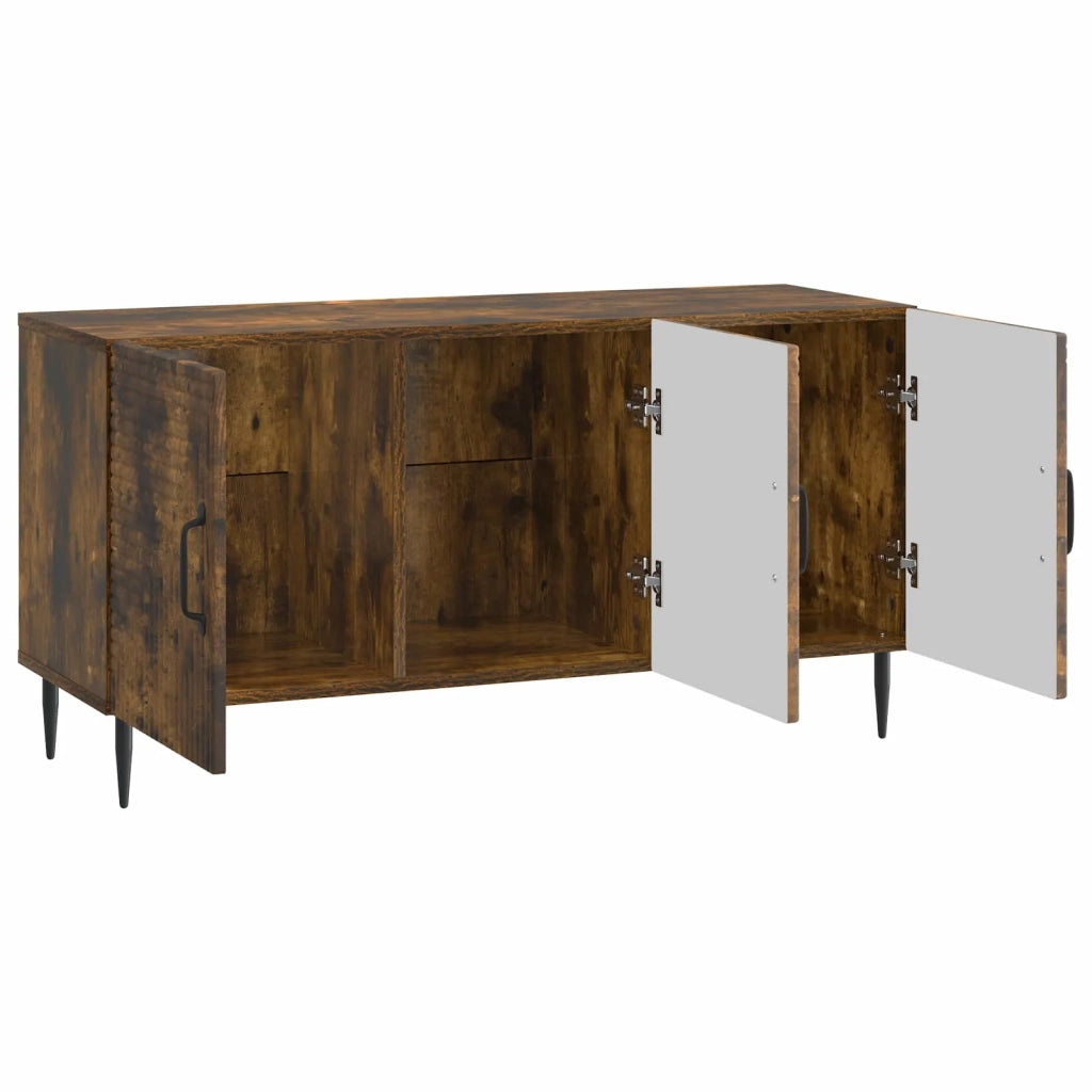 Mobile TV Rovere Fumo 99 x 34,5 x 50 cm Legno ingegnerizzato 894950