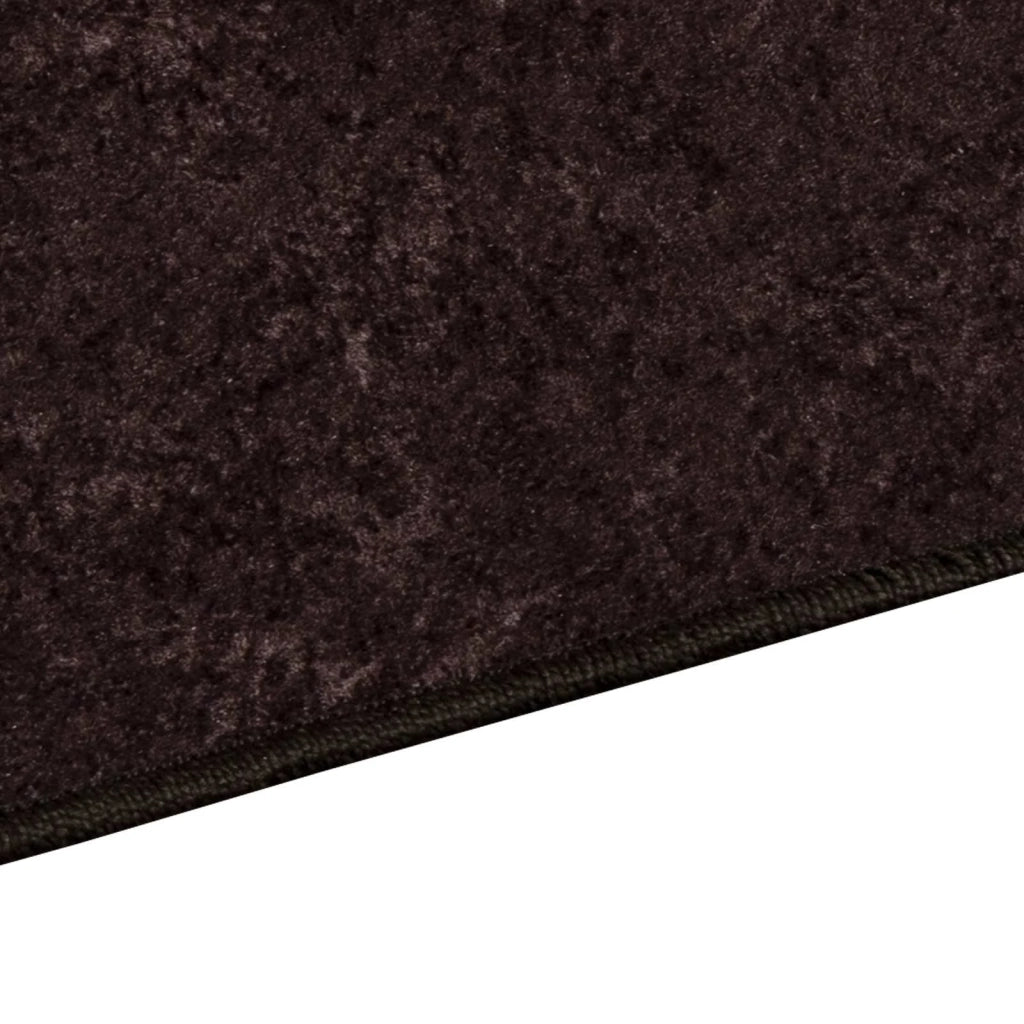 Runner Tappeto MARSA Antracite 80 x 200 cm Poliestere e PVC