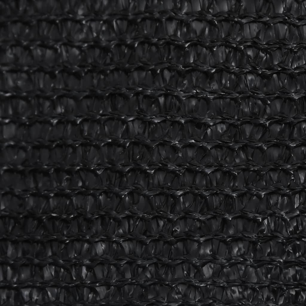 Vela ombreggiante/ombrellone 160 g/m² HDPE 4/5 x 3 m nero 02_0009209