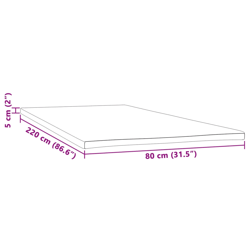 Coprimaterasso 80x220x5 cm CFW4721381