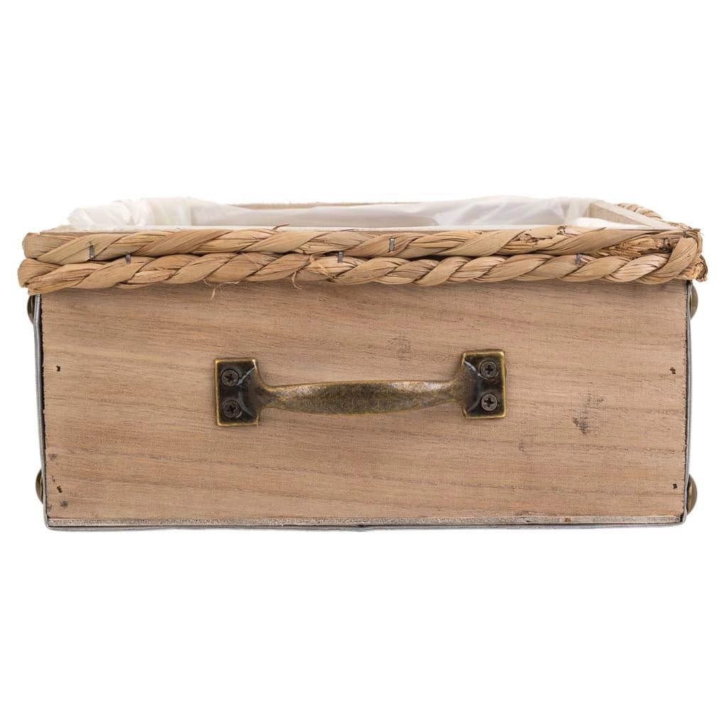 Cassetto in legno marrone 23,5x23,5x10,5h