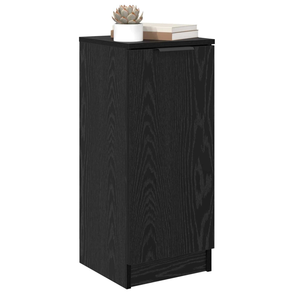 Credenza Rovere Nero 30 x 30 x 70 cm Legno multistrato 880796