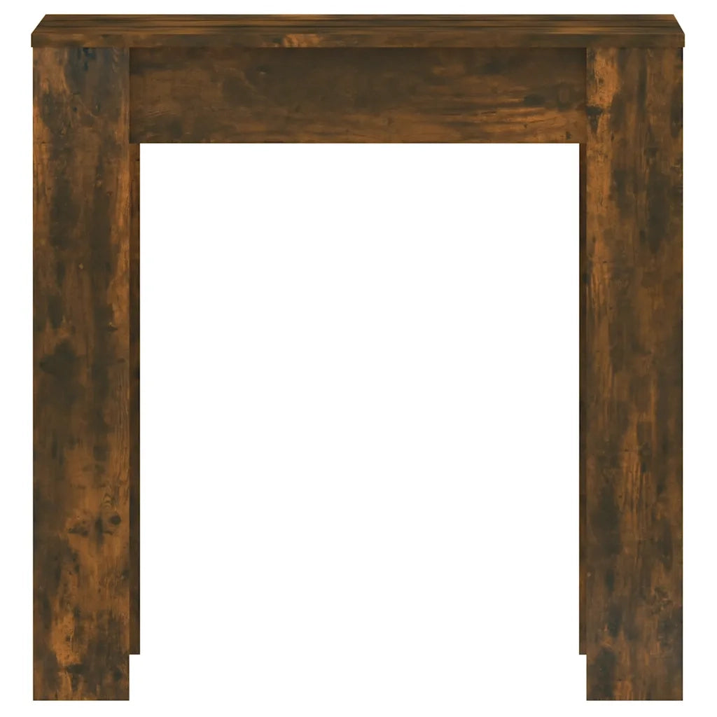 Tavolo da Pranzo Rovere Fumo 140x74,5x76 cm Legno Multistrato 815198