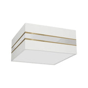 Plafoniera ULTIMO quadrata bianca 40cm 2xE27 Milagro