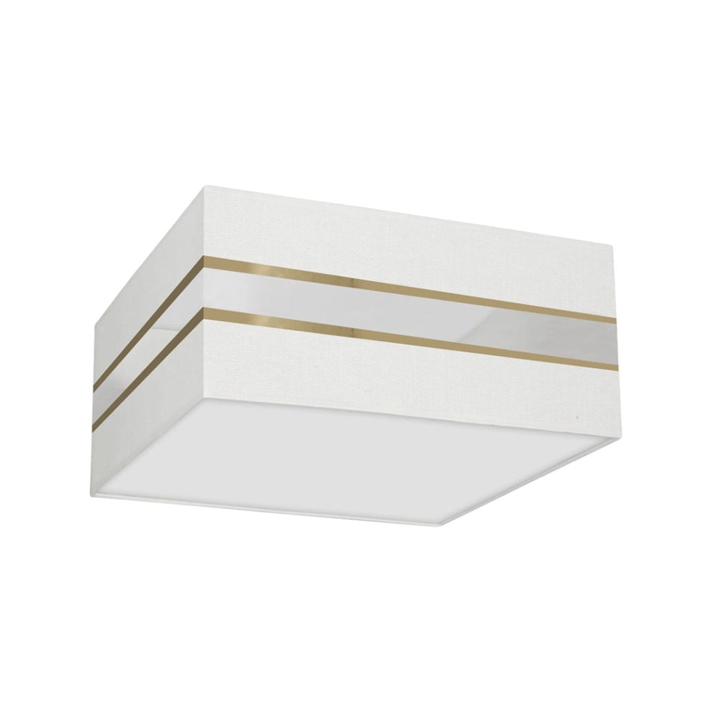 Plafoniera ULTIMO quadrata bianca 40cm 2xE27 Milagro