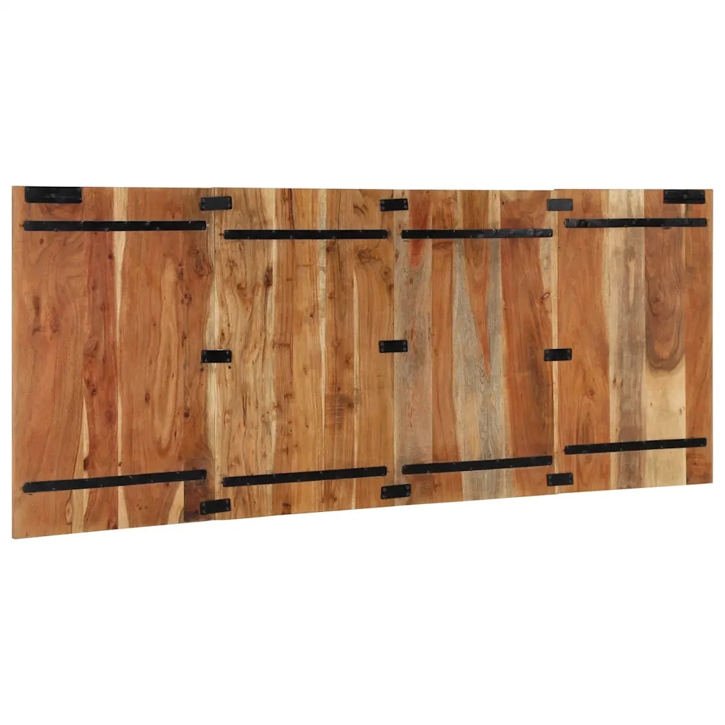 vidaXL Testiera 200 cm in Legno Massello di Acacia