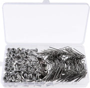 Kit di riparazione per serre - 230 pezzi - incl. 80 gomme per vetro - viti e bulloni in alluminio - 50 pezzi - Clip di sovrapposizione Z - riparazione di giardini - kit di riparazione per serre