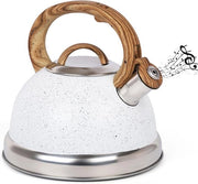 Campingketel RVS 3 Liter Fluitende Waterkoker per Koffie/Thee per Gasfornuis/Inductieplaat