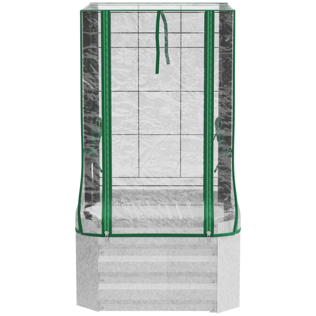 Set Giardino Orto 3 Pezzi ¨C zephmum ¨C Verde 53x53x90 cm