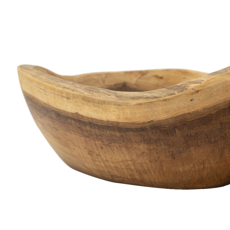 Set Tasche Spoon In Teak Ric. cm 36x16x8 (pezzi Unici - Non Ripiani In Serie)