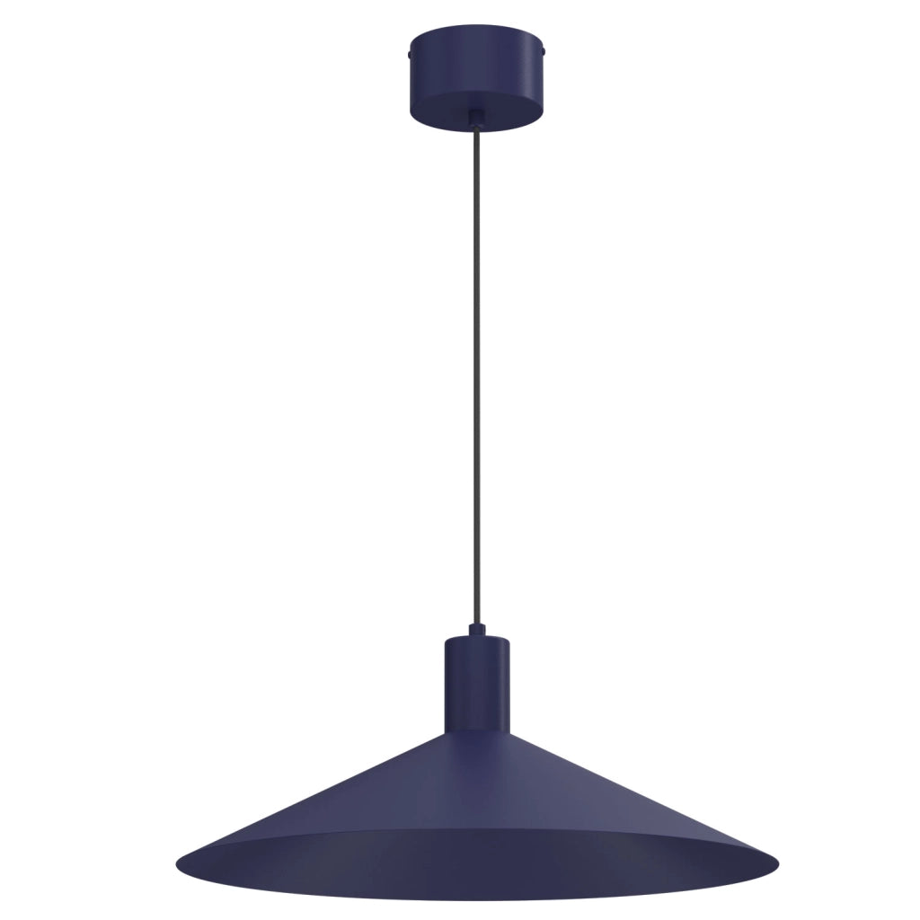 Lampada sospesa Nox 1xGU10 blu metallo 50 cm Luminex