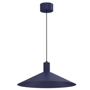 Lampada sospesa Nox 1xGU10 blu metallo 50 cm Luminex