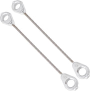 Cavi elettrici per trattori - 2 pezzi - Compatibili con MTD/Cub Cadet - 746-0970/946-0970 - 14,6 cm - 9,5 mm di diametro - Cavo in acciaio resistente all'usura - Cavi per trattori