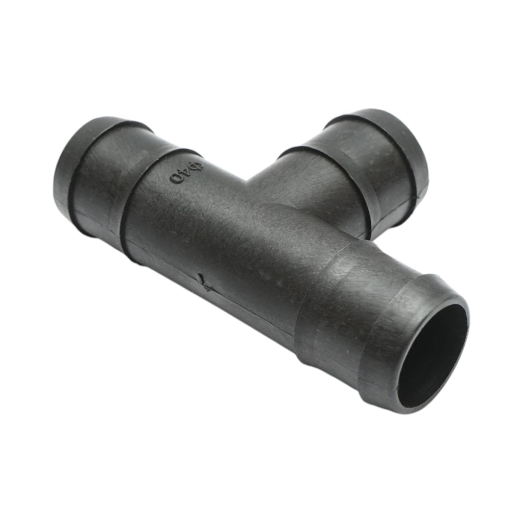 Raccordo a T per tubo flessibile 40x40x40mm per impianti di irrigazione