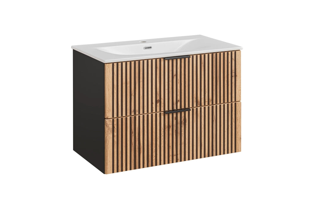 Set mobili bagno 80 cm con lavabo Xilo 80 cm