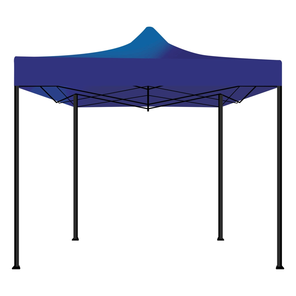 Tenda / Gazebo Per Giardino 3X3 Impermeabile Tendone Pieghevole Per Fiere E Mercati Colore Blu